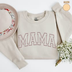 cute mama sweatshirt, mothers day gift, christmas mama sweatshirt, nana shirt, gift for mother, mama crewneck, new mom s
