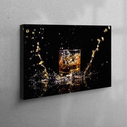 large canvas, kitchen canvas poster, wall hanging, grandma gift personalized, printable wall art, modern canvas poster,