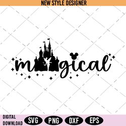 Disney-inspired Magical SVG, Whimsical Disney Magic SVG, Instant Download