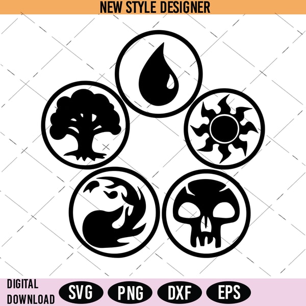 MTG Basic Lands Vector, Magic: The Gathering Land Art SVG, I | Inspire Uplift MTG Basic Lands Vector, Magic: The Gathering Land Art SVG, I | Inspire Uplift
