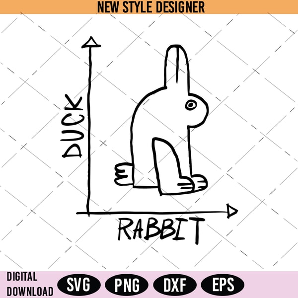 Rabbit Duck Svg Png, Optical Illusion SVG, Illusionary Rabbi - Inspire ...