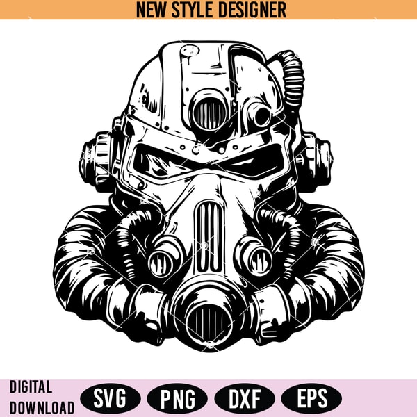 Fallout Mask Svg Png, Fallout Shelter SVG, Instant Download | Inspire ...