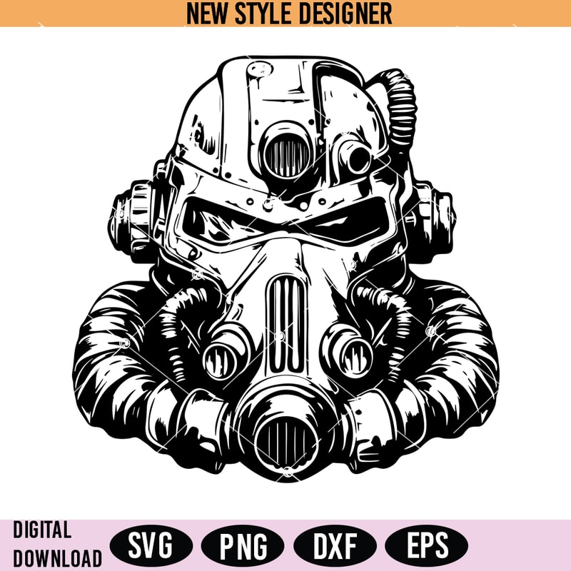 Fallout Mask Svg Png, Fallout Shelter SVG, Instant Download | Inspire ...