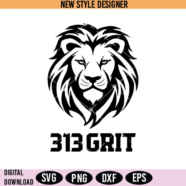 313 Vector Logo 313 Grit football svg Png, Motor City football svg, PNG, DXF | Inspire ...