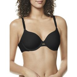 Women's Strapless Push Up Full Cup Plus Size Underwire Padded Bra, Black 34C