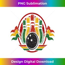 Bowling Juneteenth Melanin Pride Bowler African American - Artisanal Sublimation PNG File - Reimagine Your Sublimation P