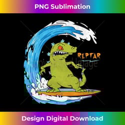 rugrats surfing reptar long sleeve t-shirt long sleeve - eco-friendly sublimation png download - craft with boldness and