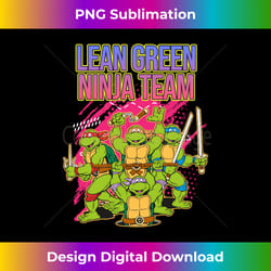 mademark x teenage mutant ninja turtles - lean green ninja team long sleeve - minimalist sublimation digital file - idea