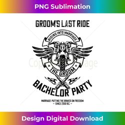 Mens Groom's Last Ride, Retro Motorcycle Bachelor Party 12 Groom Tank Top - Sublimation-optimized Png File - Chic, Bold,