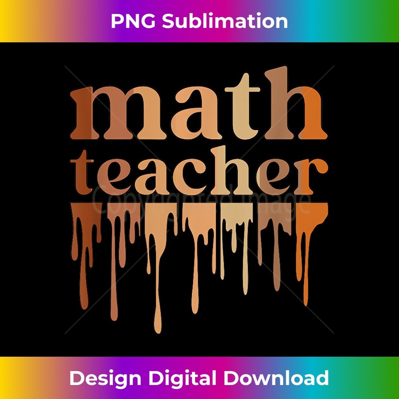 Black Mathematics Teacher African American Math Teacher - Signature Sublimation PNG File