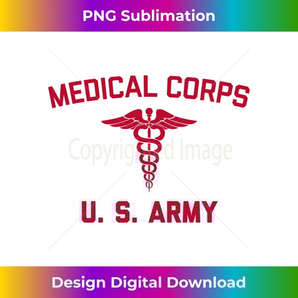 US Army Medical Corp WW2 Vintage PT Medic Training Long Sleeve - Elegant Sublimation PNG Download