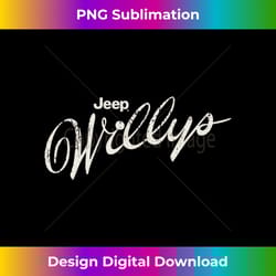 jeep willys script logo - high-quality png sublimation download