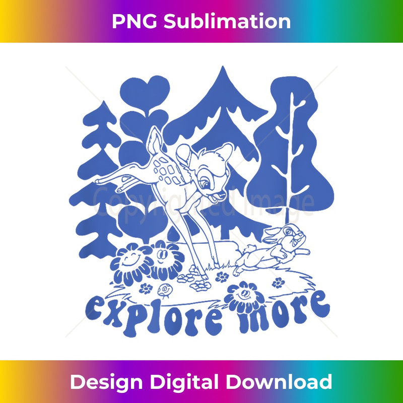 Amazon Essentials Bambi Forest Explore More - PNG Transparent Sublimation File