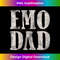 Emo Dad Elder Emo 90's 2000's Goth Punk Emo Father - Premium Sublimation Digital Download