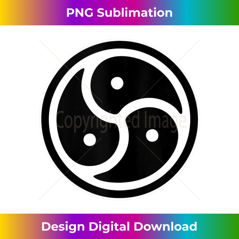 BDSM Triskelion S&M Bondage Symbol (lght) - Stylish Sublimation Digital Download