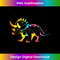 Tie Dye Triceratops Tie Dyed Dinosaur Prehistoric Dino  1 - High-Quality PNG Sublimation Download