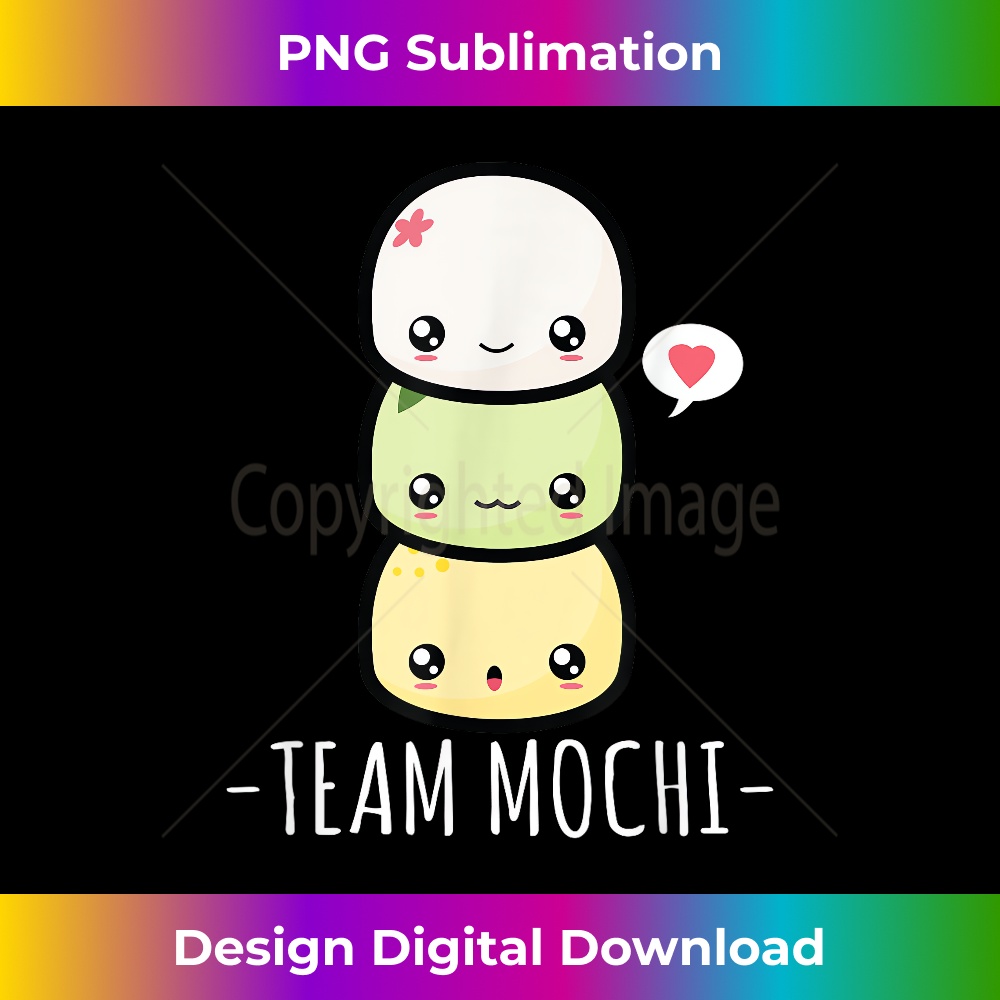 Funny Team Mochi, Japanese Kawaii Manga - High-Quality PNG Sublimation Download