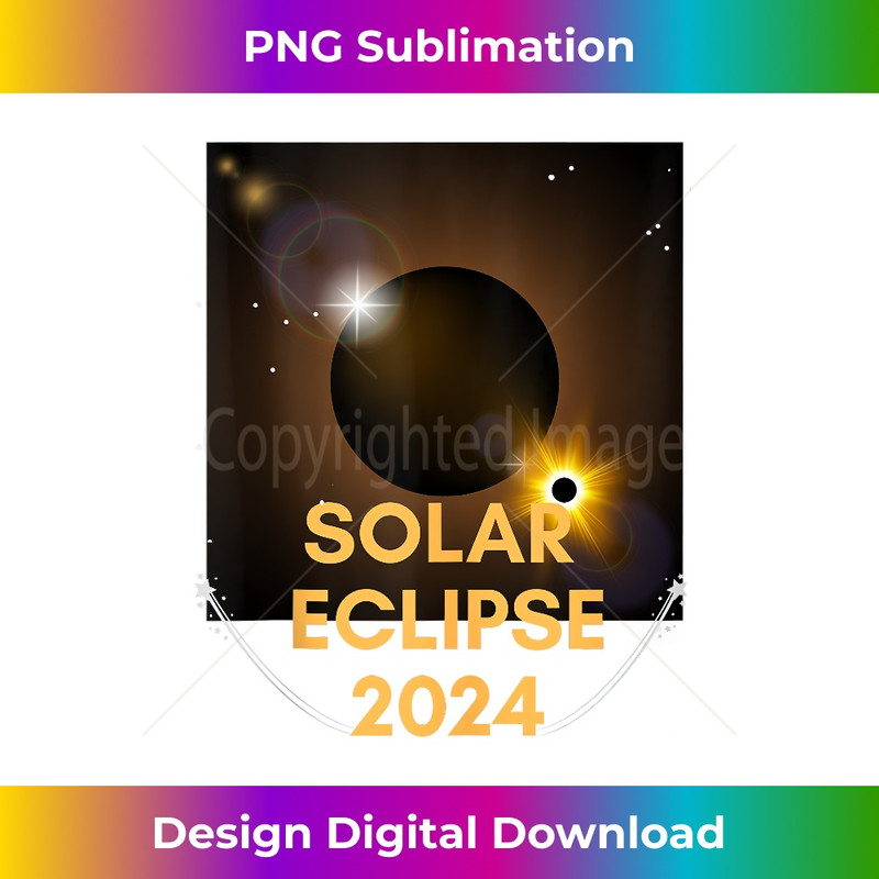 Total Solar Eclipse 2024  1 - Creative Sublimation PNG Download