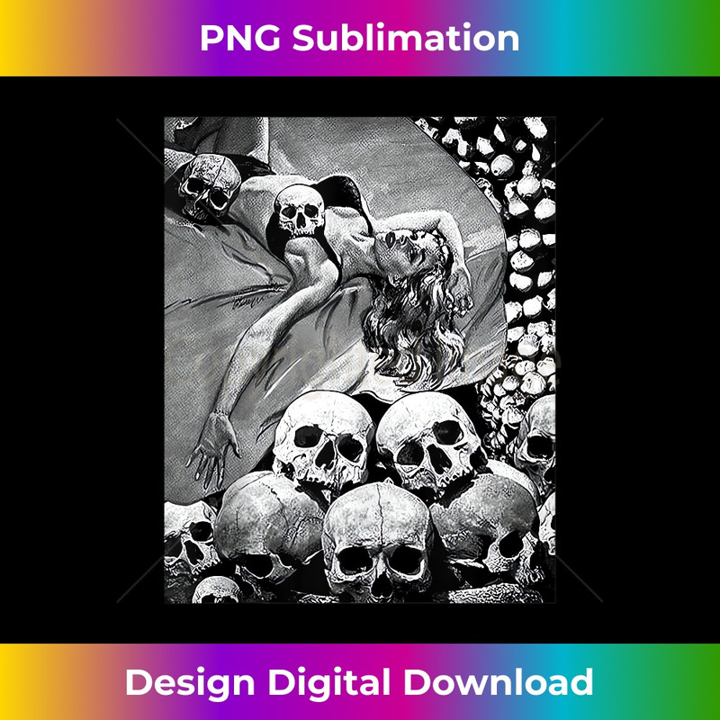 Blonde Pin Up Girl Science Fiction Vintage Horror Comic Book - Special Edition Sublimation PNG File