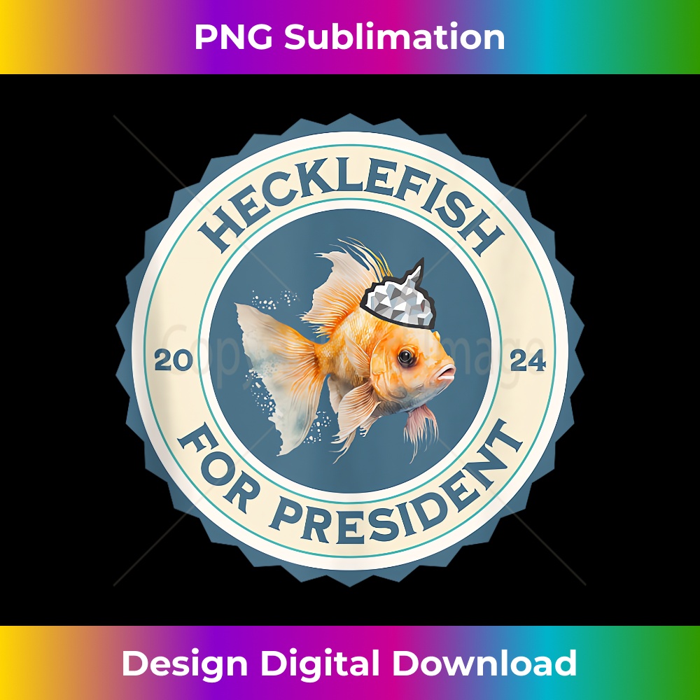 Hecklefish For President 2024 - Artistic Sublimation Digital File