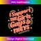 I Support The Girls Gays and Theys Retro Ally Pride Graphic - Decorative Sublimation PNG File