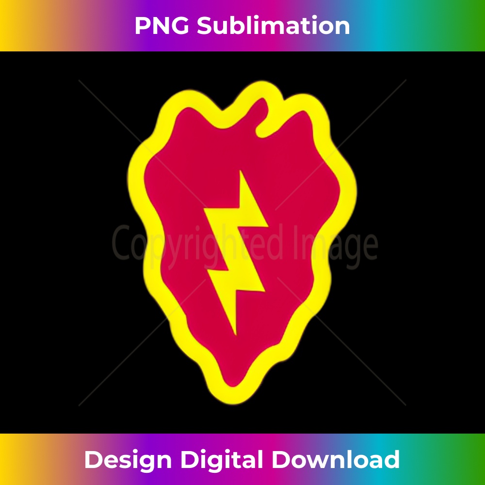 25th Infantry Division Patch - 25th ID - Instant PNG Sublimation Download