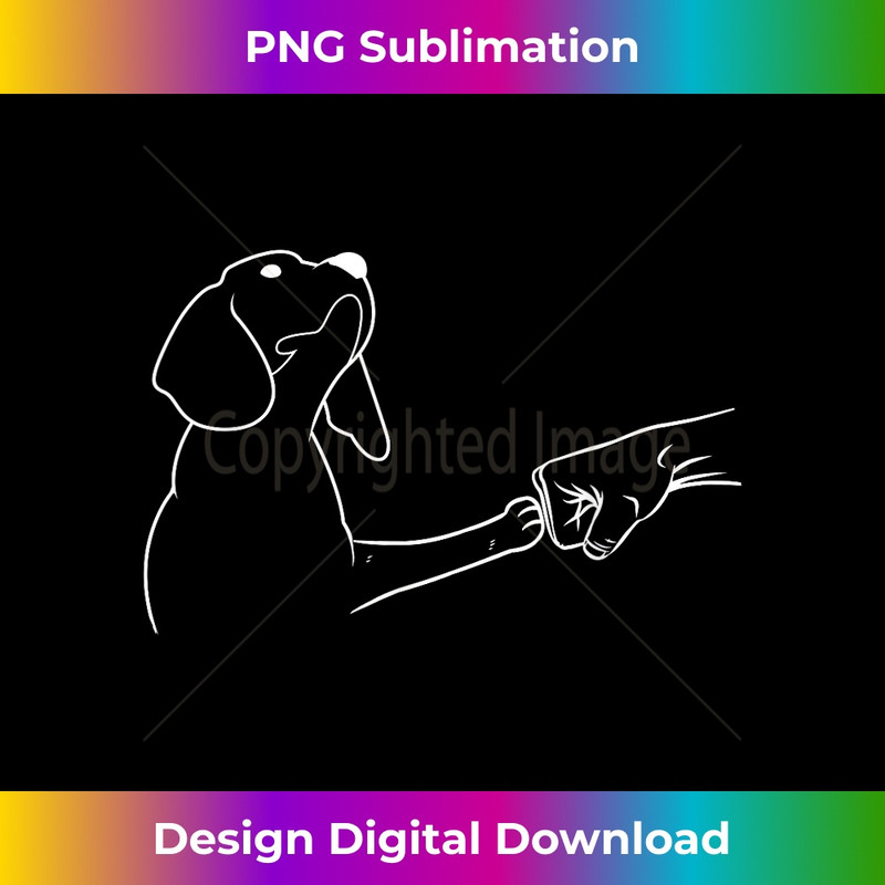 Dog Fist Bump Friendship Dog's Paw Dog Lovers - Exclusive PNG Sublimation Download