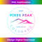 Pikes Peak Colorado - Retro Mountain Adventure 1 - PNG Transparent Digital Download File for Sublimation