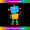 Cute Funny Unique & Vintage Toy Robot Cartoon - Trendy Sublimation Digital Download