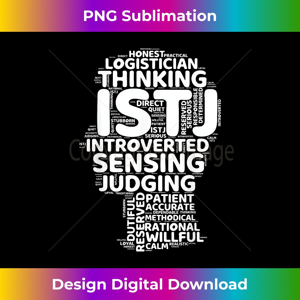 ISTJ Logistician Funny Introvert Personality Relationship - Elegant Sublimation PNG Download