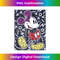 Amazon Essentials Mickey Mouse Standing with 80s Pop Geometric Pattern - Trendy Sublimation Digital Download