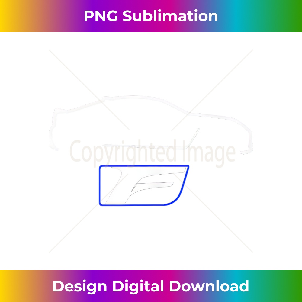 RC-F Outline Logo 1 - Exclusive PNG Sublimation Download