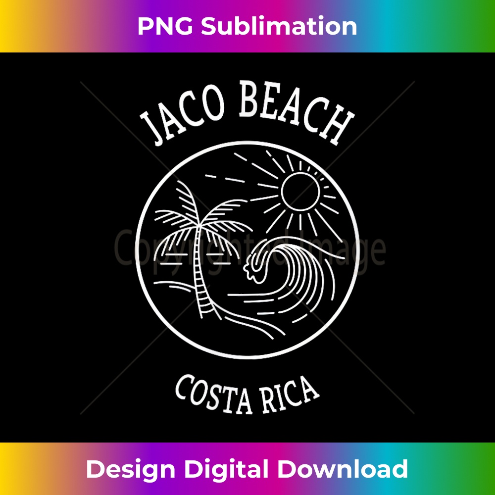 Retro Cool Jaco Beach Costa Rica Fun Scenic Beach Novelty 1 - Aesthetic Sublimation Digital File