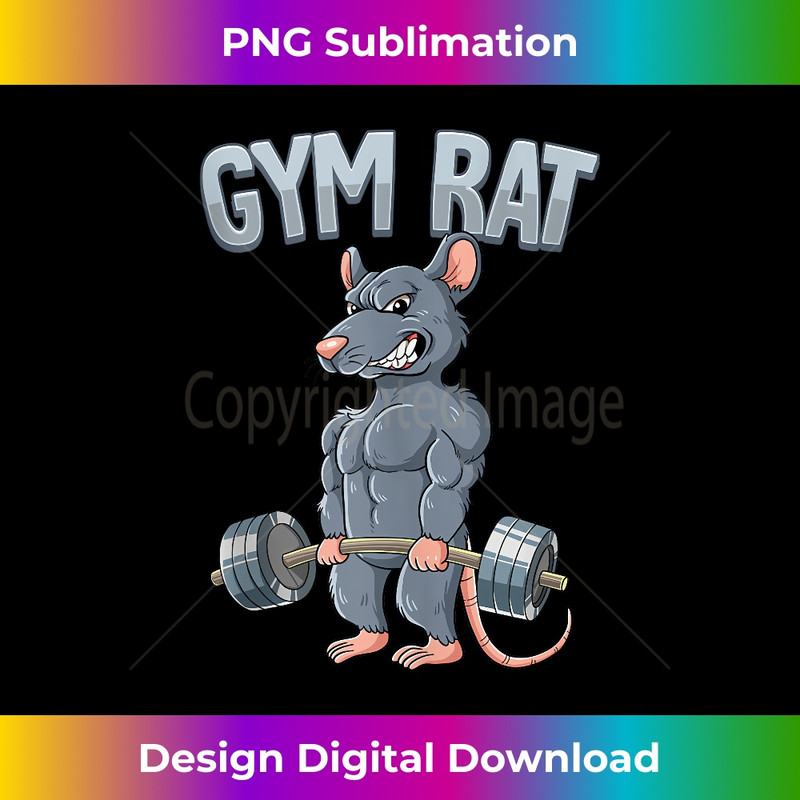Weight Training Deadlift Gym Rat 1 - Digital Sublimation Download File