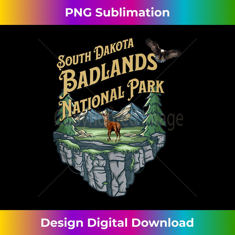 South Dakota Badlands National Park hiking Deer Eagle 1 - Stylish Sublimation Digital Download
