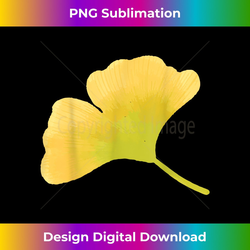Ginkgo Biloba Leaf Tree Botanist Garden Gardener Plants - Sublimation-Ready PNG File