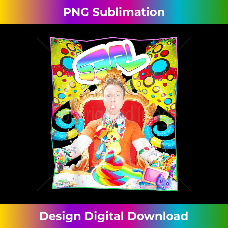 DJ S3RL MTC design - Vintage Sublimation PNG Download