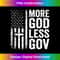 More God Less Gov - Patriotic Christian Anti Government Flag 1 - Modern Sublimation PNG File