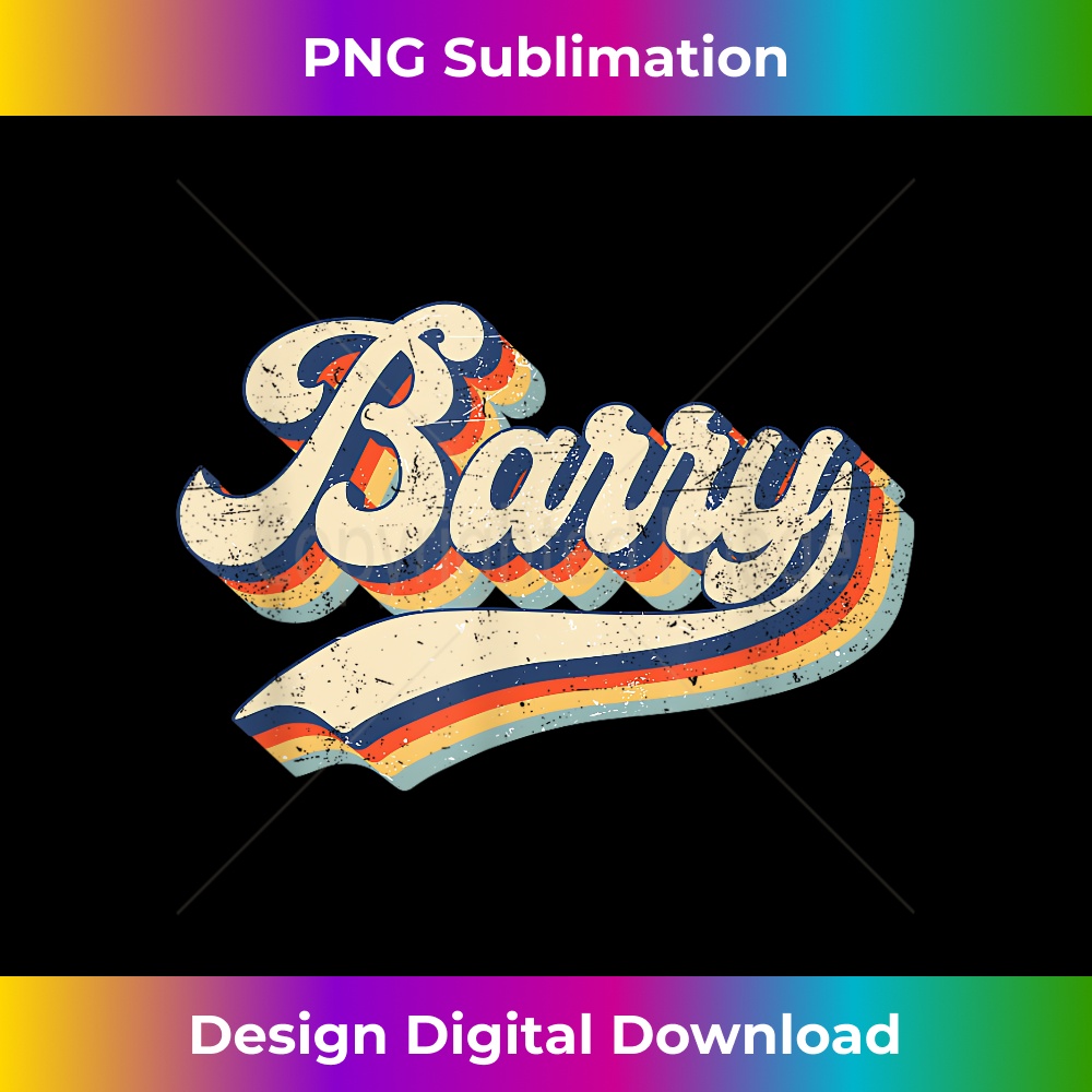 I Love Barry First Name Barry Vintage - High-Quality PNG Sublimation Download