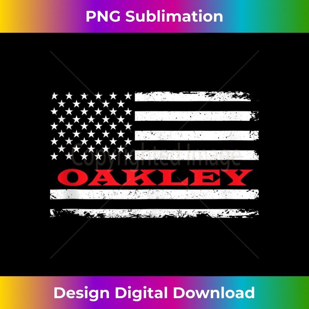 Idaho American Flag Oakley USA Patriotic Souvenir - Unique Sublimation PNG Download