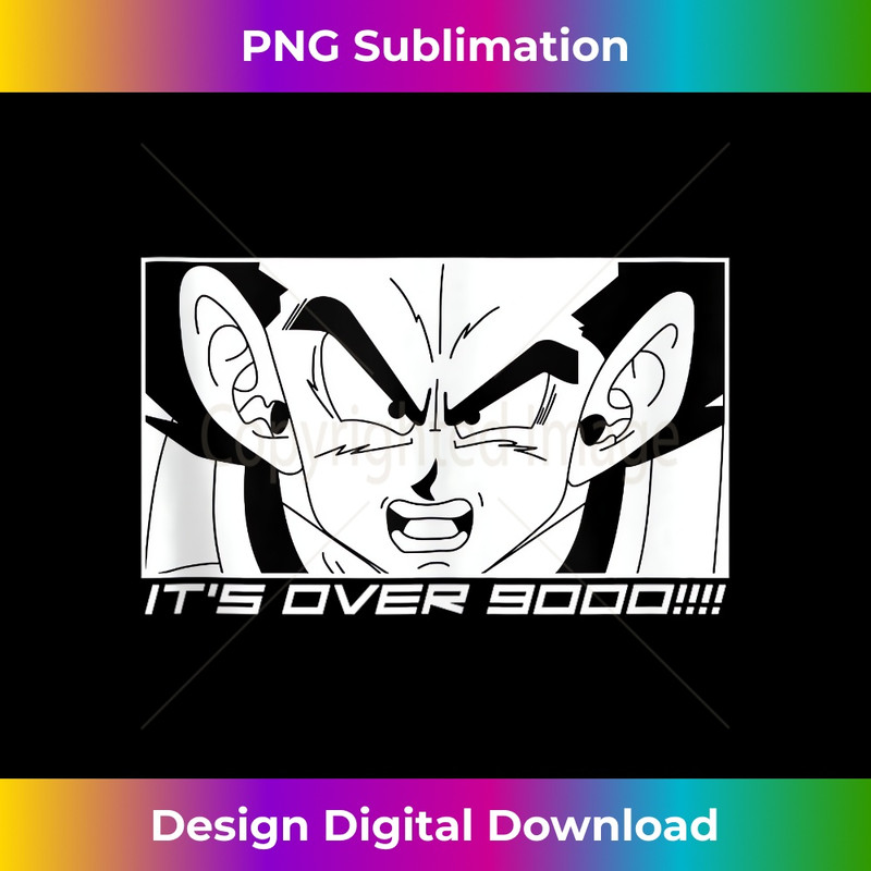 It's Over 9000 Anime Manga - Elegant Sublimation PNG Download