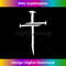 Nail Cross Faith on Team Jesus 1 Cross 3 nails 4 given  1 - PNG Transparent Sublimation Design