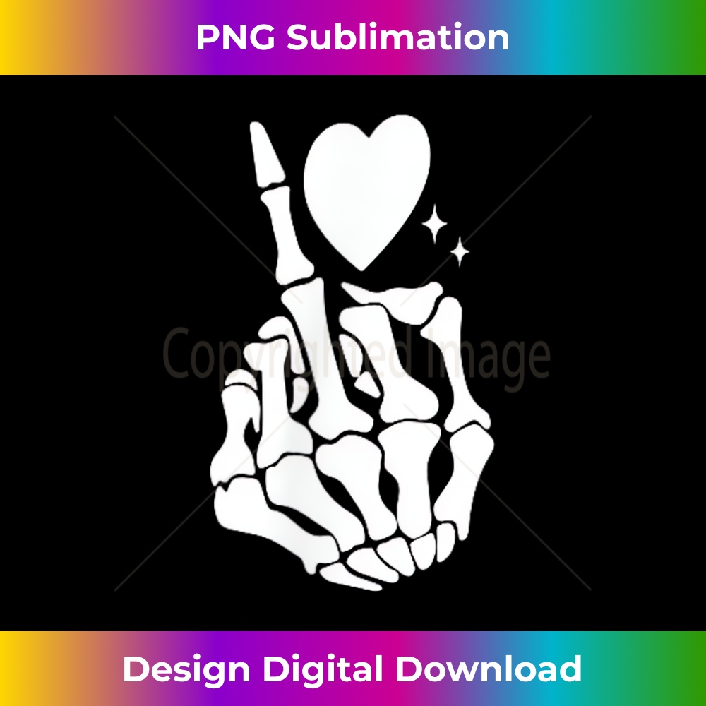 Retro Groovy Fuck Around And Find Out Finger Skeleton 1 - Vintage Sublimation PNG Download