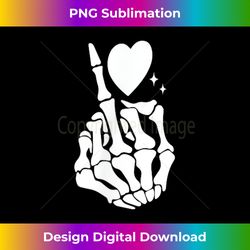 retro groovy fuck around and find out finger skeleton 1 - vintage sublimation png download