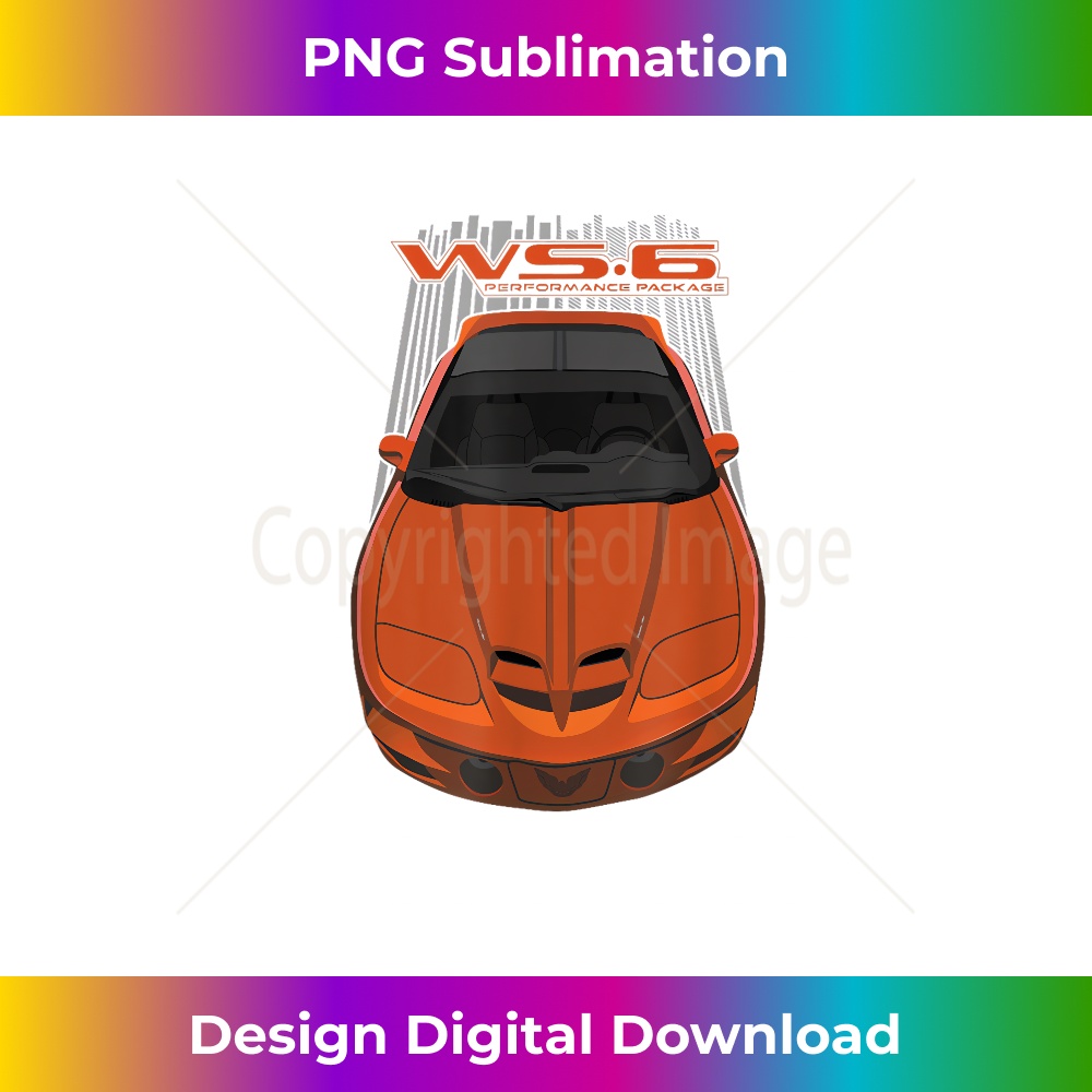 Bandit Trans Am WS6 4thgen orange - PNG Sublimation Digital Download