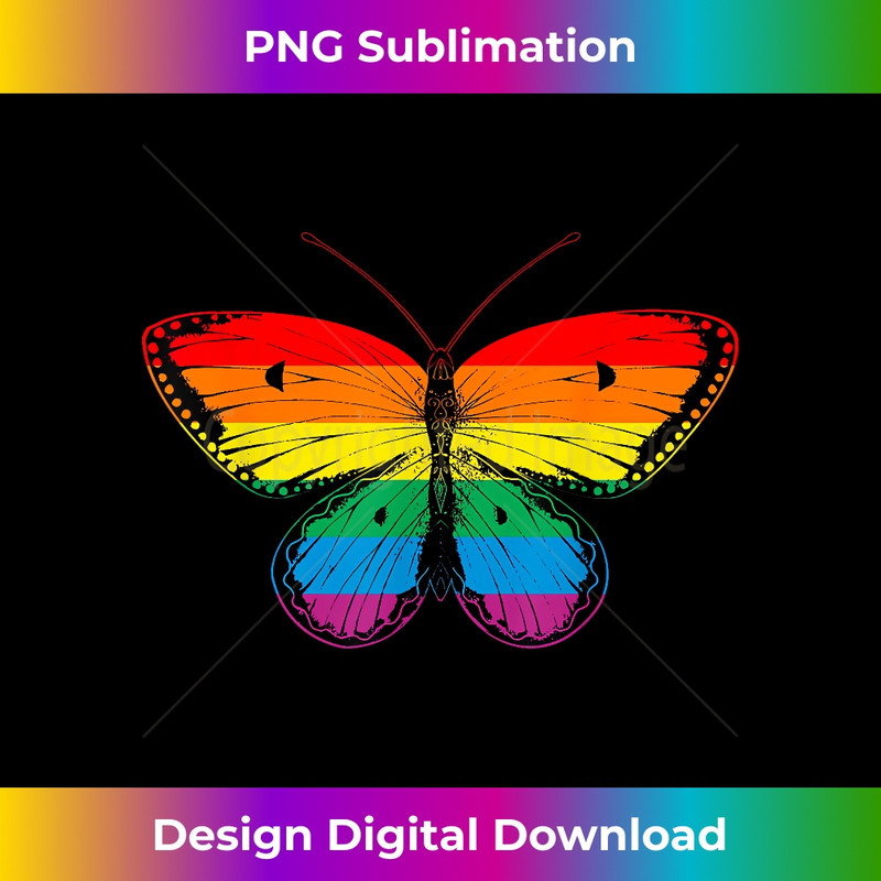Butterfly Rainbow Print - Rainbow Butterfly - Aesthetic Sublimation Digital File