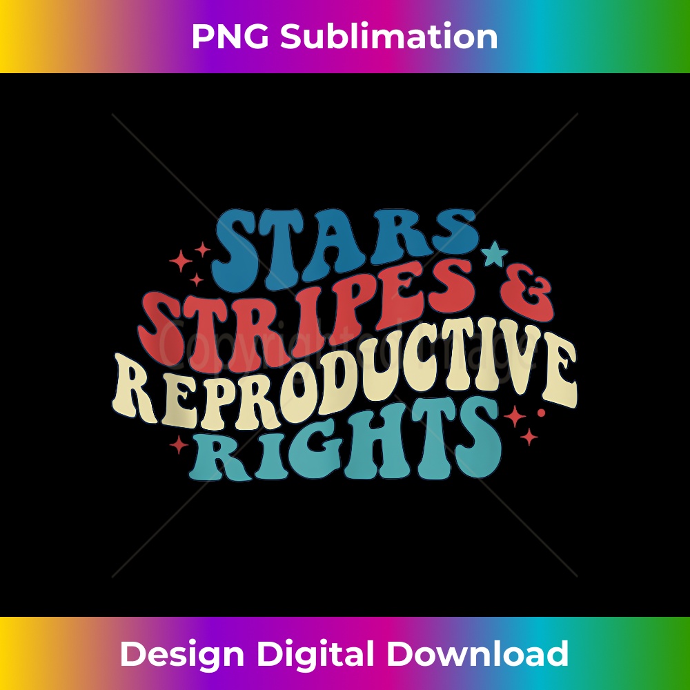 Stars Stripes Reproductive Rights America Flag 1 - PNG Transparent Sublimation File