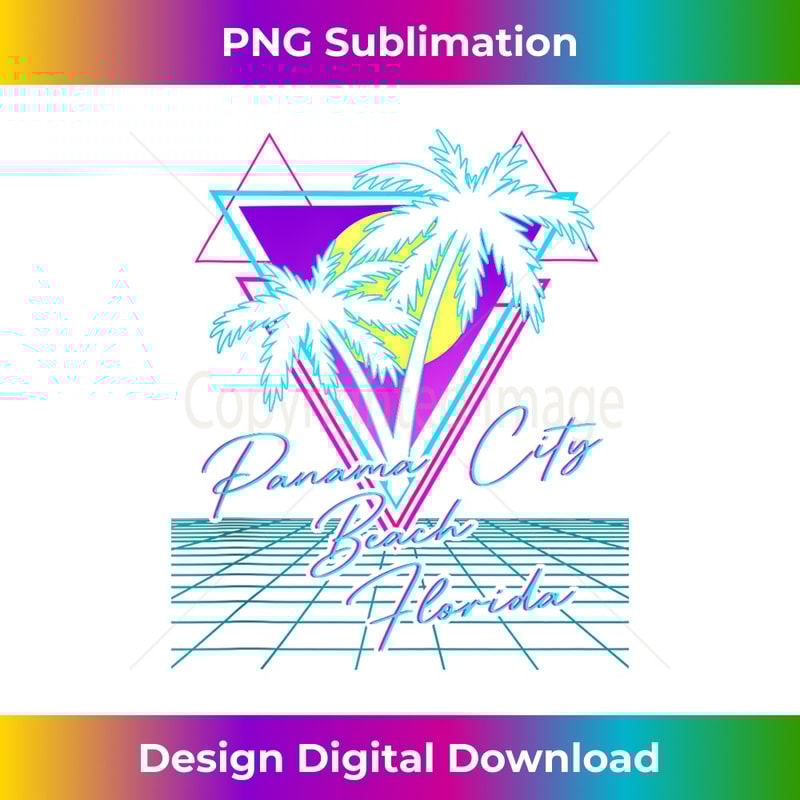 PANAMA CITY BEACH FLORIDA Spring Break Vacation Trip Retro 1 - Premium Sublimation Digital Download