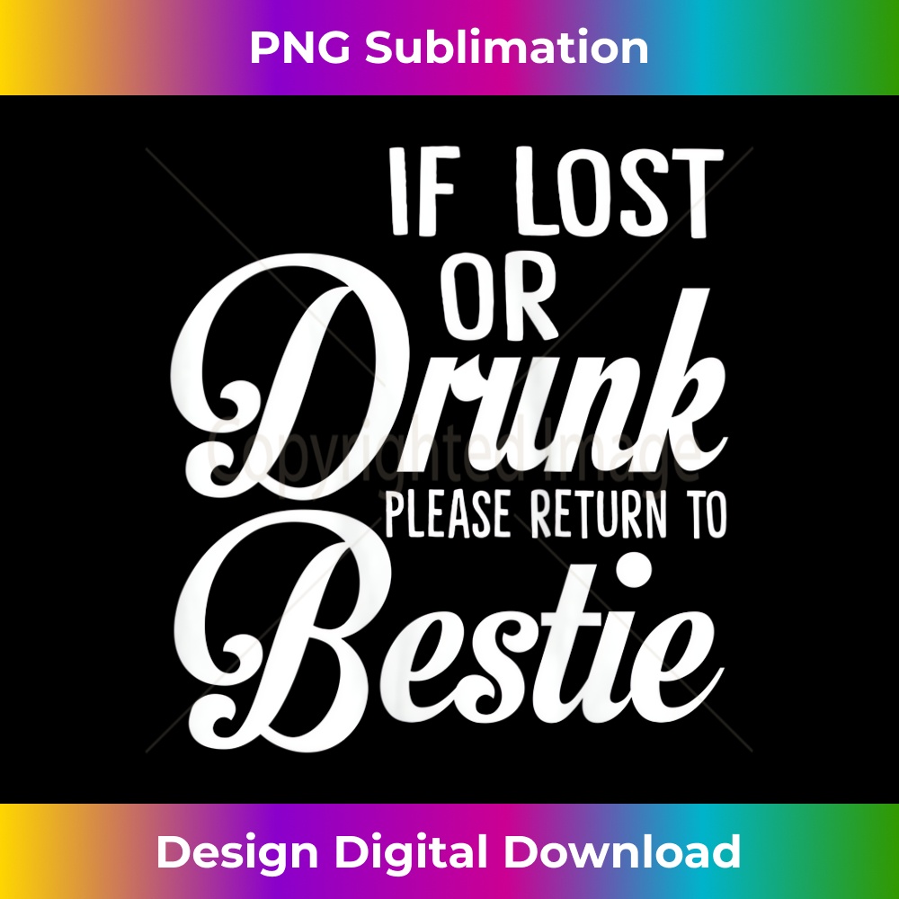 s If Lost Or Drunk Please Return To Bestie Funny Matching 1 - Exclusive PNG Sublimation Download