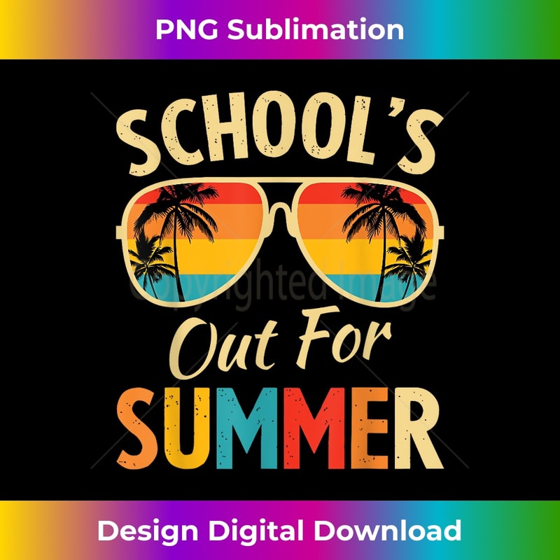 Last Day Of School Retro Schools Out For Summer Teacher 1 - Special Edition Sublimation PNG File